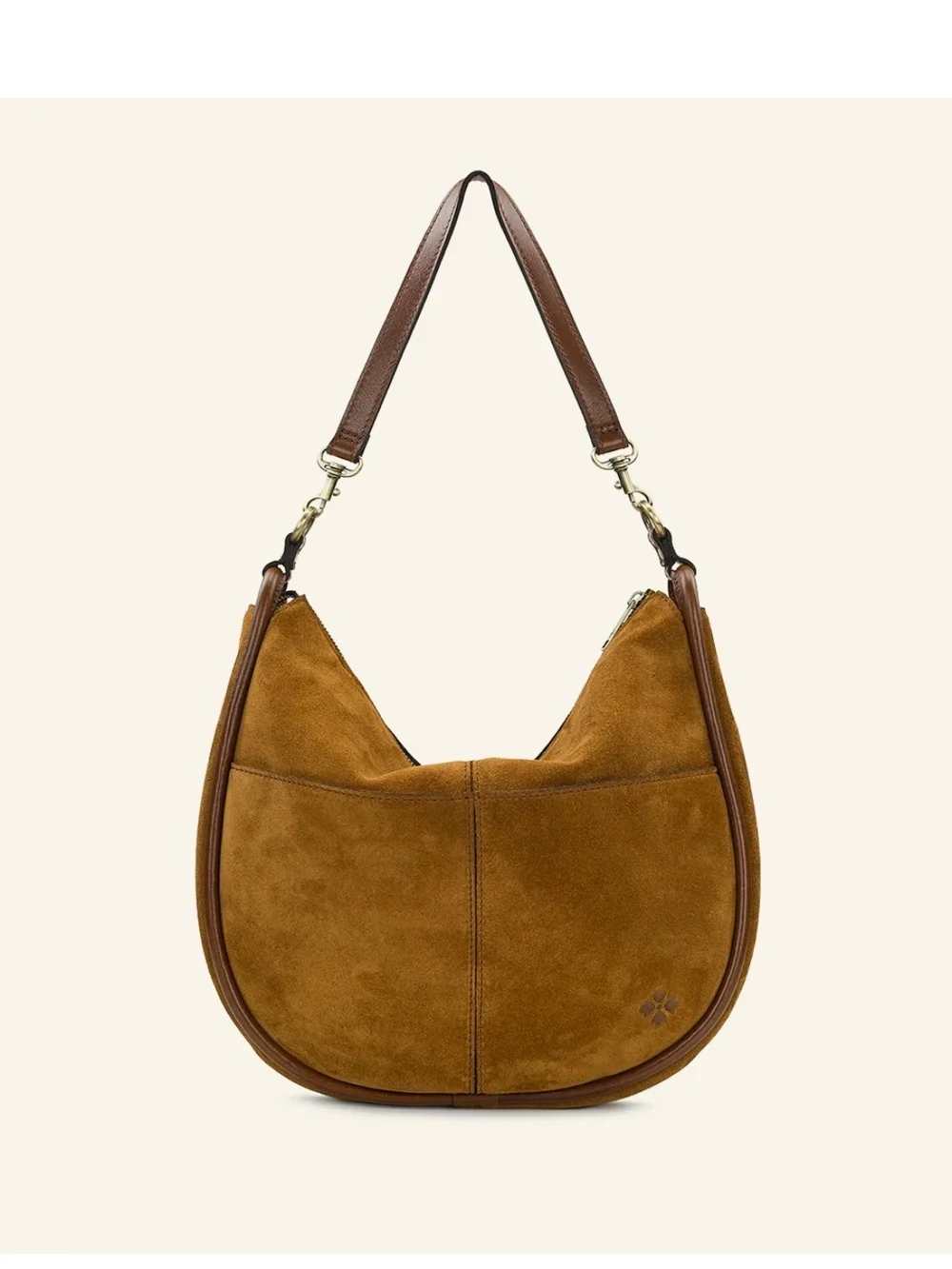 Beautiful Patricia Nash Suede Tassel Hobo Bag in Cognac Brown NWT